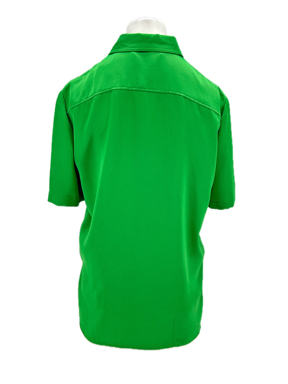 Chemise verte à manches courtes