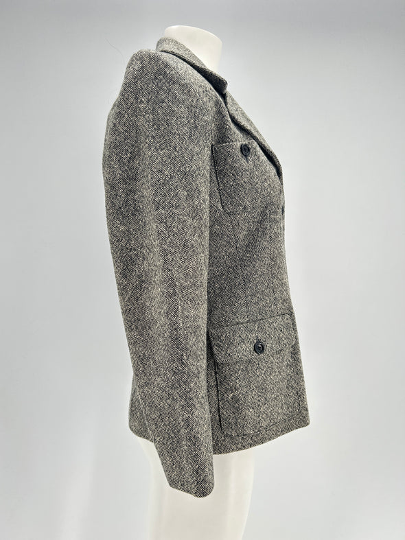 Blazer en laine gris
