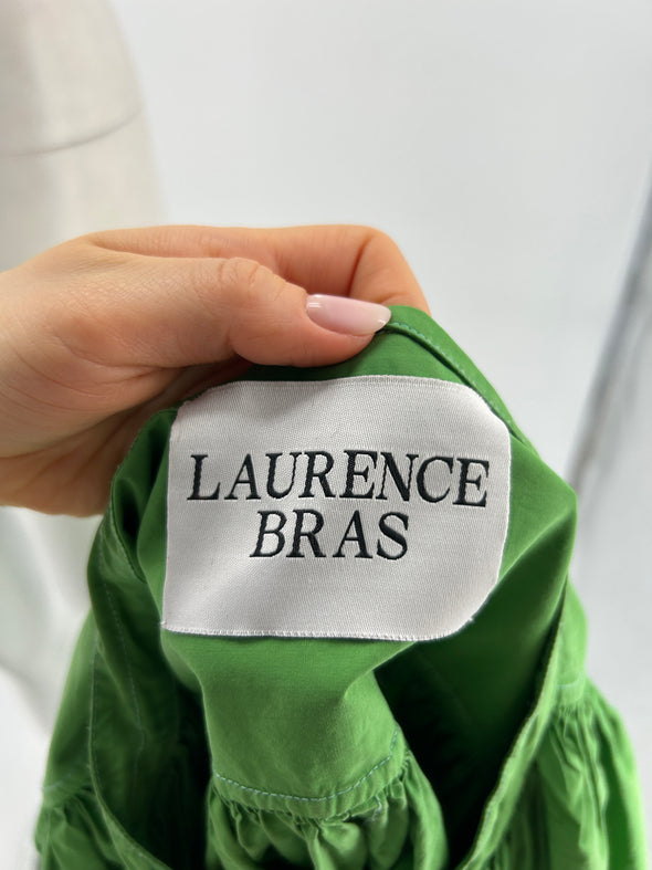 Blouse verte à nouer