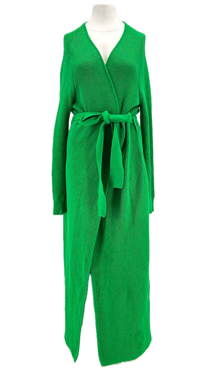 Cardigan long vert