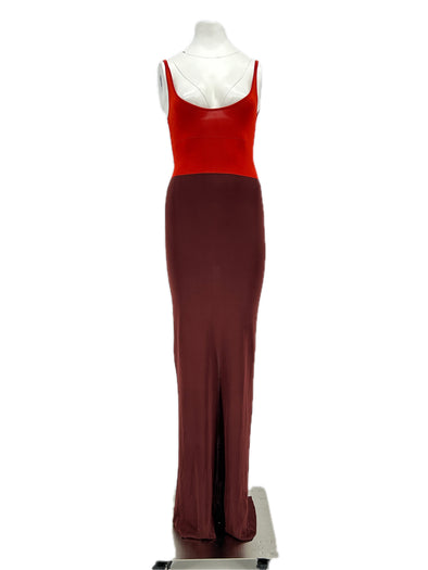 Robe bicolore
