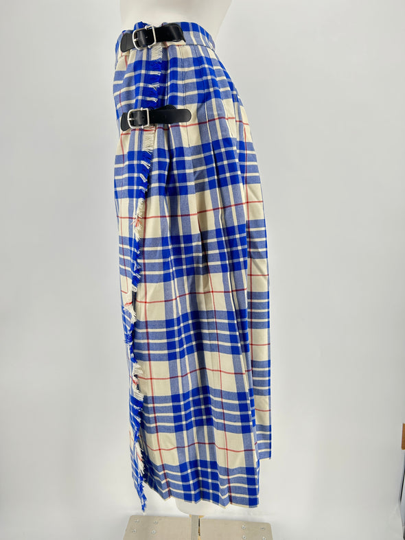 Kilt à carreaux bleu