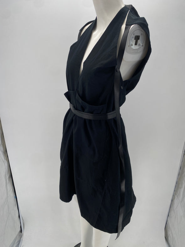 Robe tablier noir