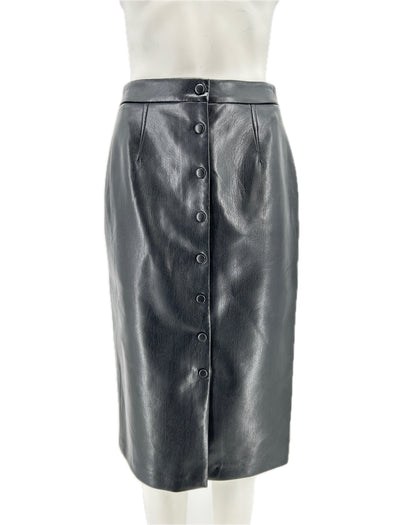 Jupe en cuir synthétique