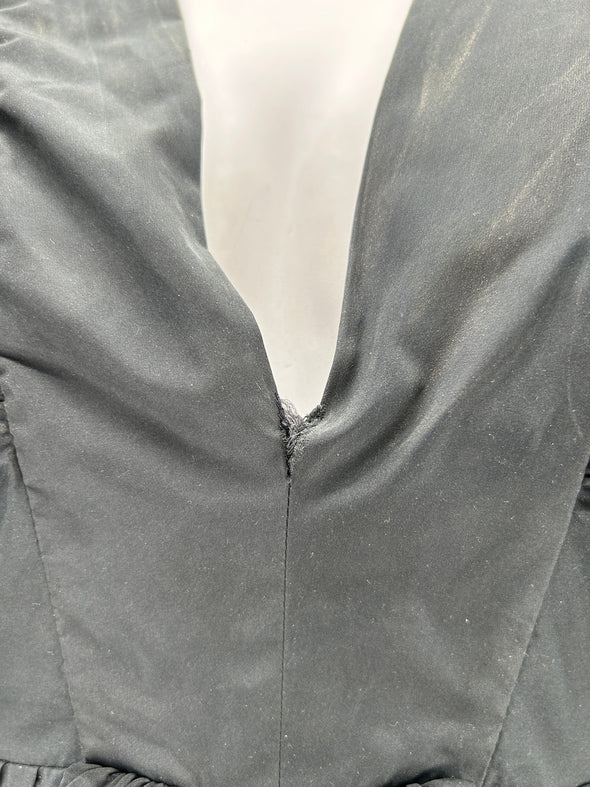Robe bouffante à manches à volants