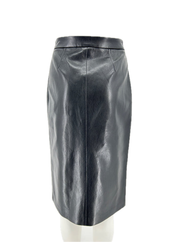 Jupe en cuir synthétique