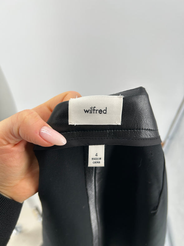 Jupe en cuir synthétique