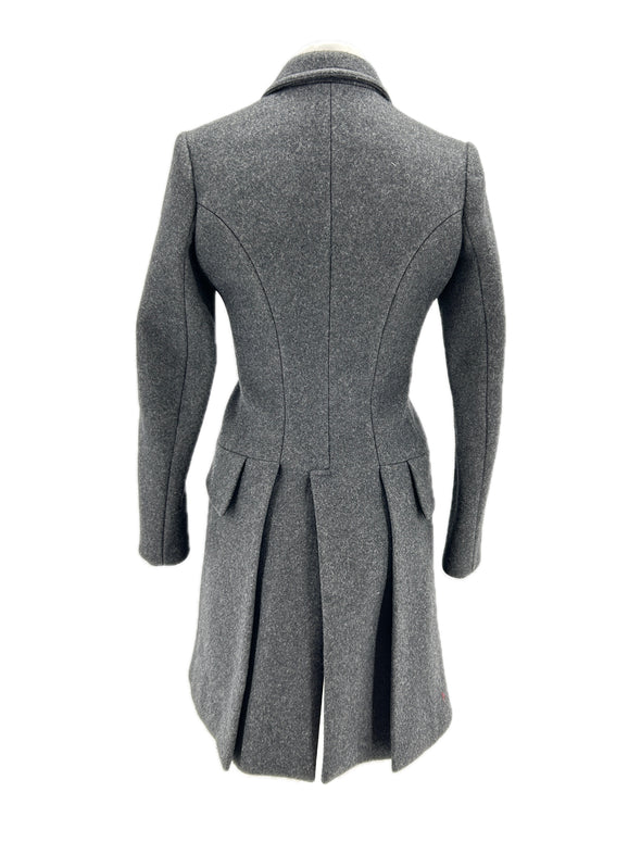 Manteau en laine grise