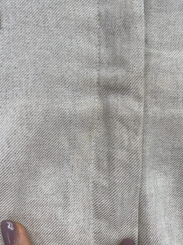 Pantalon en lin beige