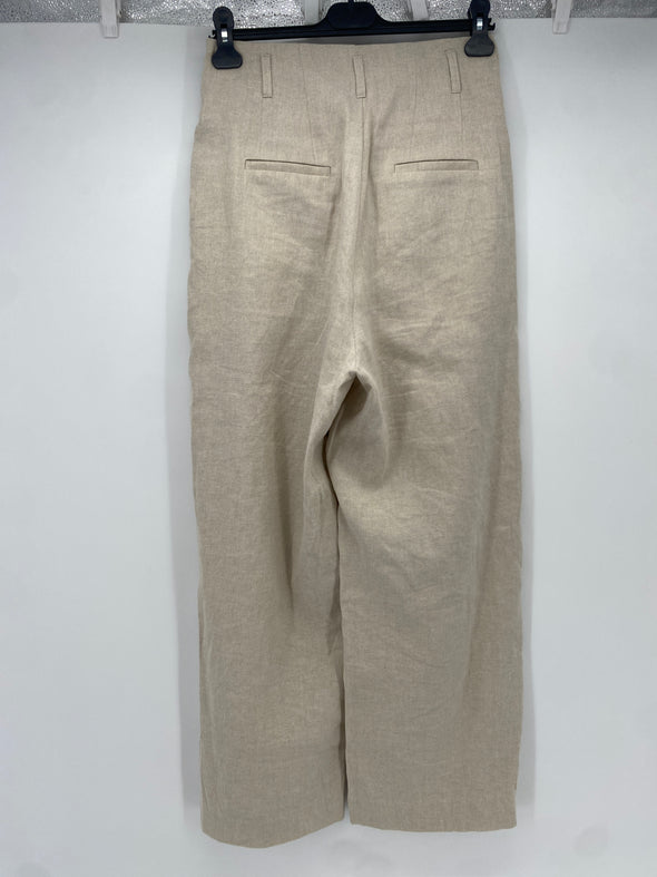 Pantalon en lin beige