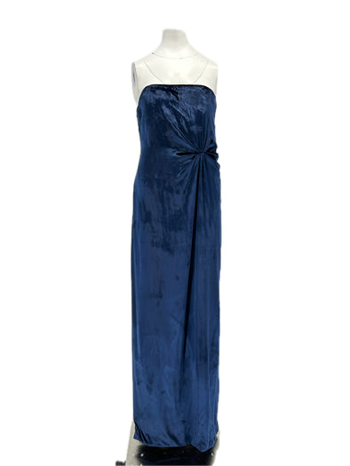 Robe bustier en velours