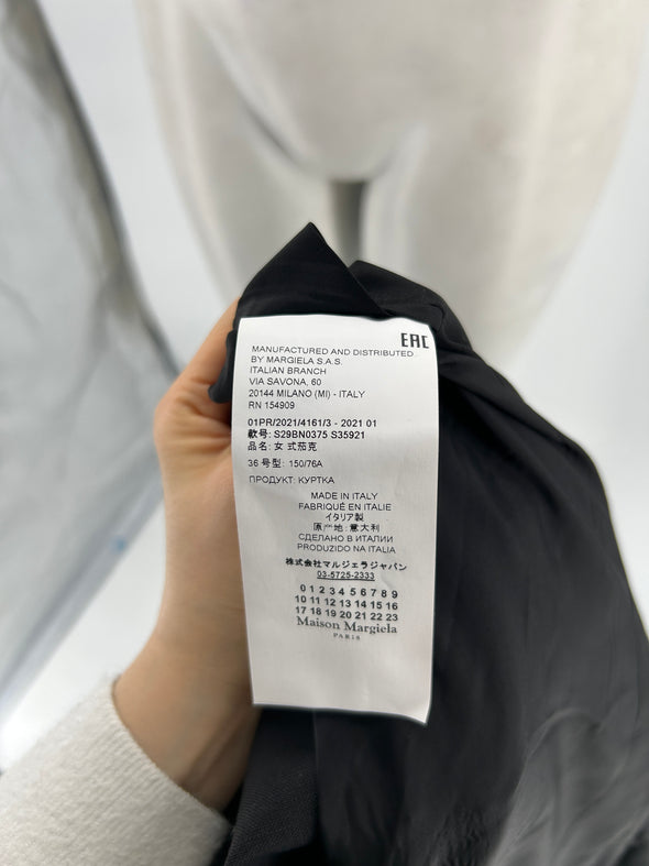 Blazer noir en laine