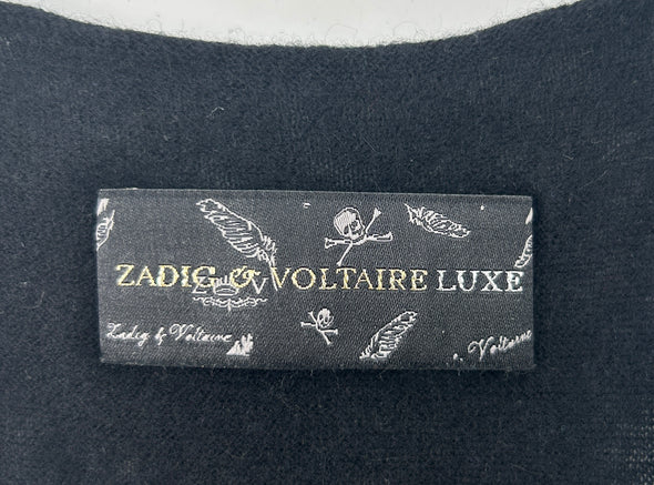 Débardeur noir en cachemire