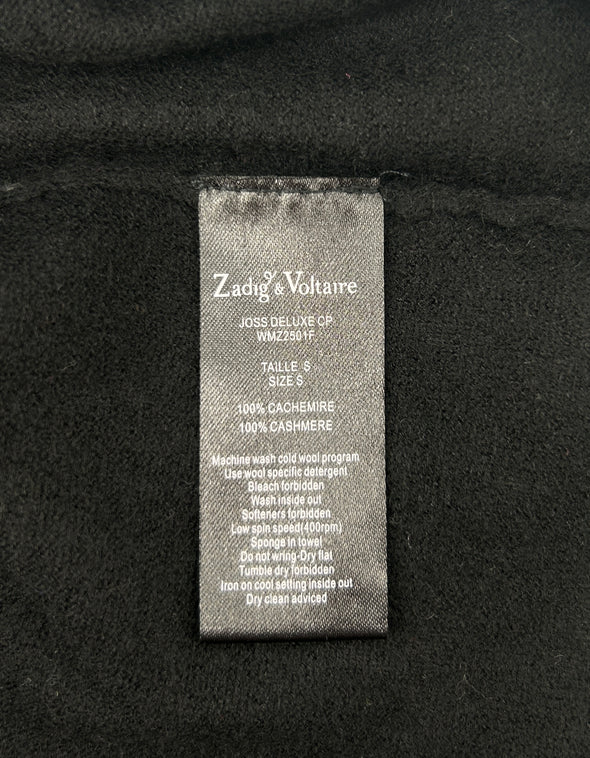 Débardeur noir en cachemire