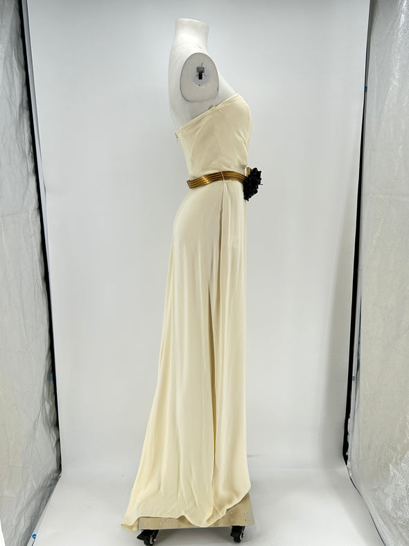 Robe bustier en soie