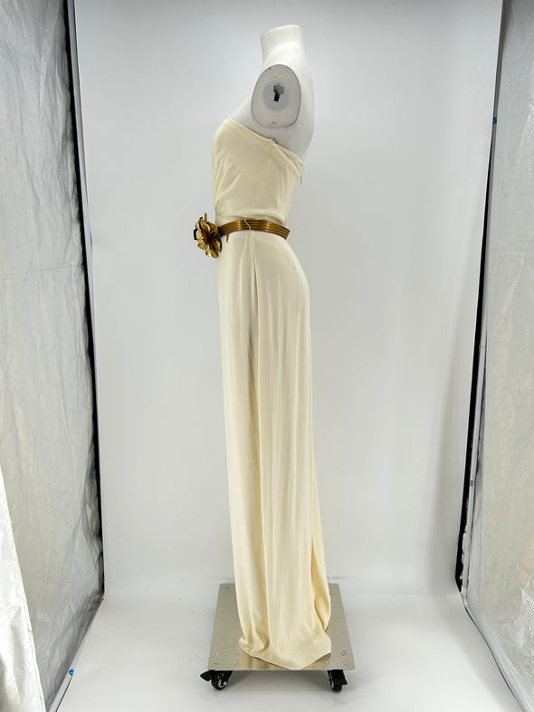 Robe bustier en soie
