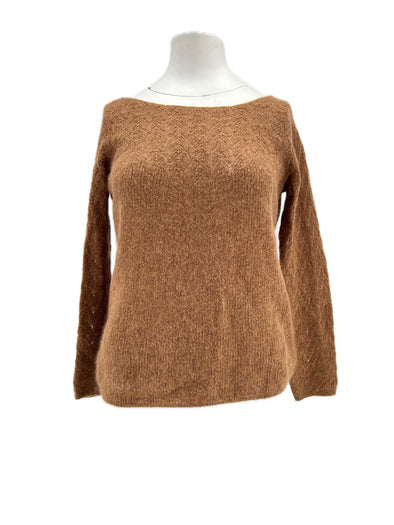 Pull en laine marron