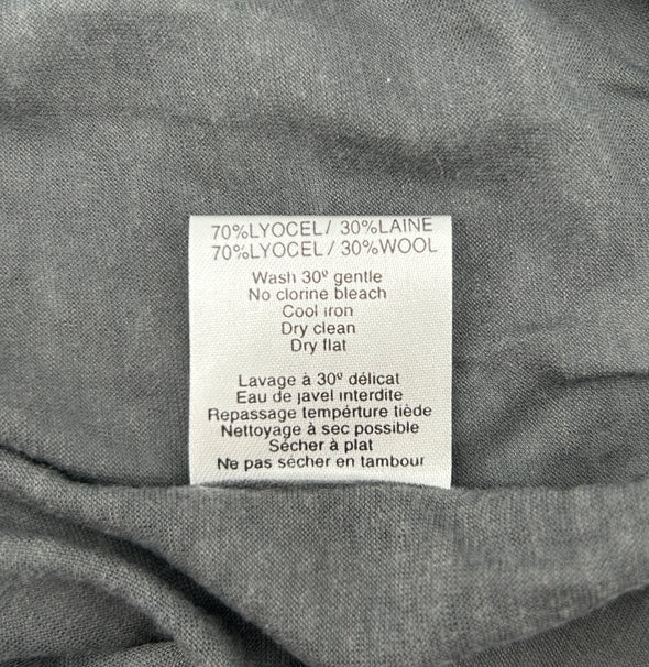 Top gris à manches longues