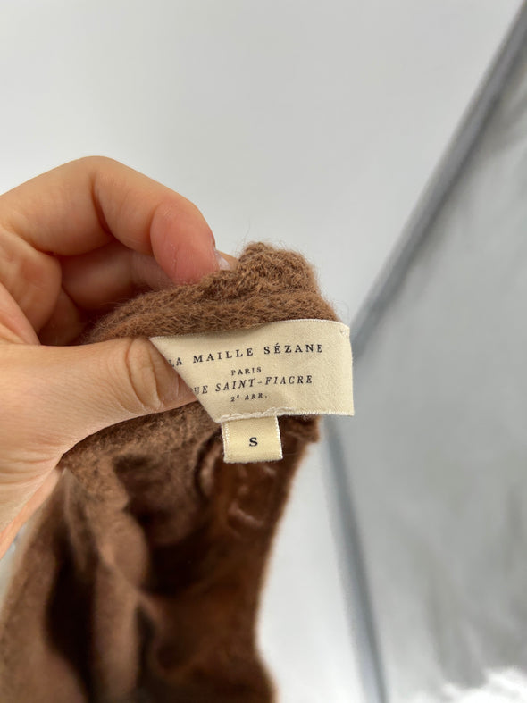 Pull en laine marron