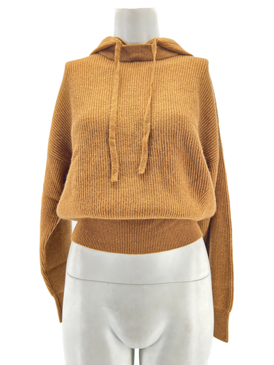 Sweatshirt en cachemire marron