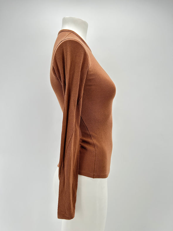 Tee-shirt marron