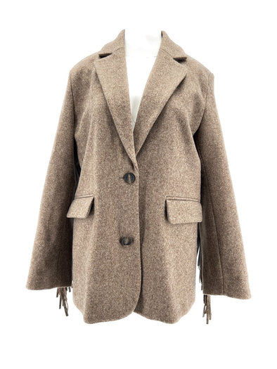 Veste de blazer en laine