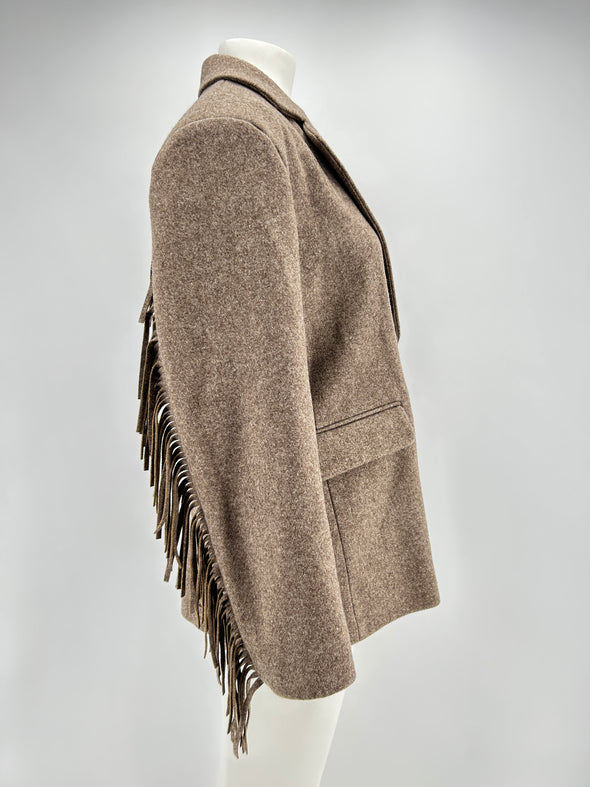 Veste de blazer en laine