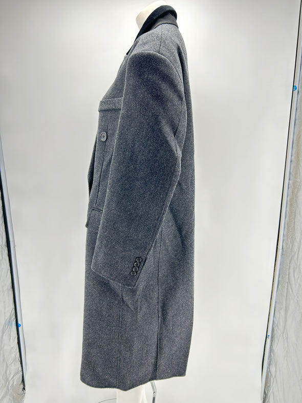 Manteau long gris foncé