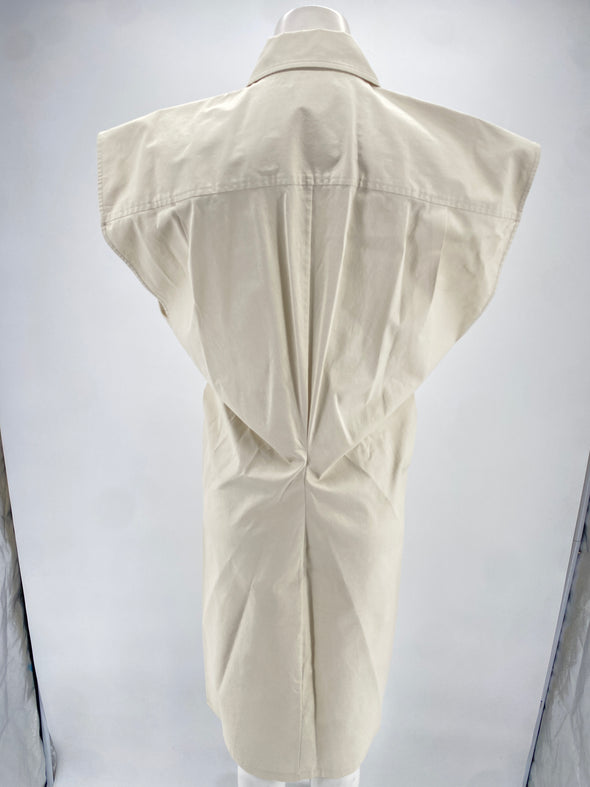 Robe crème en coton