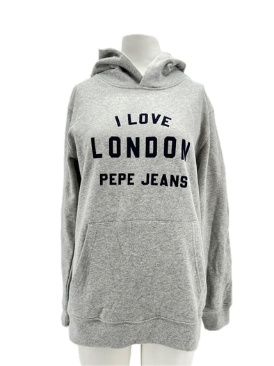 Sweatshirt à capuche gris