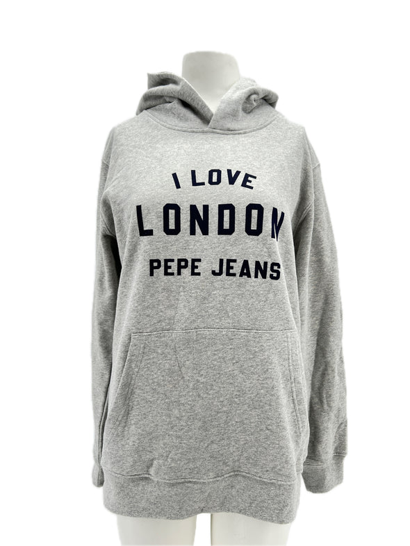 Sweatshirt à capuche gris