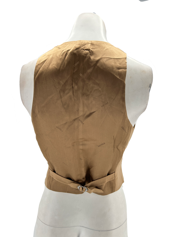 Gilet sans manches marron