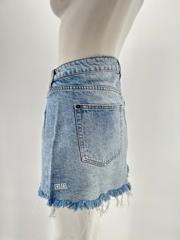 Jupe courte en denim