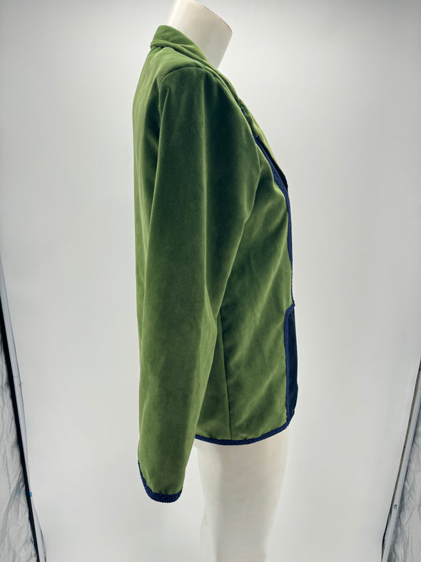 Veste en velours vert