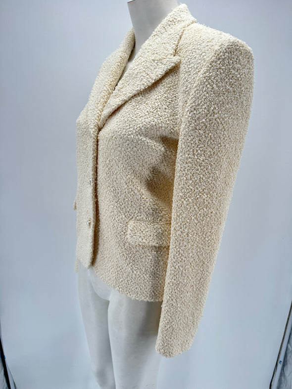 Veste en laine beige