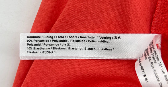 Maillot de bain une pièce corail