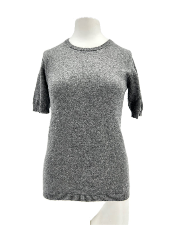 Pull en cachemire gris