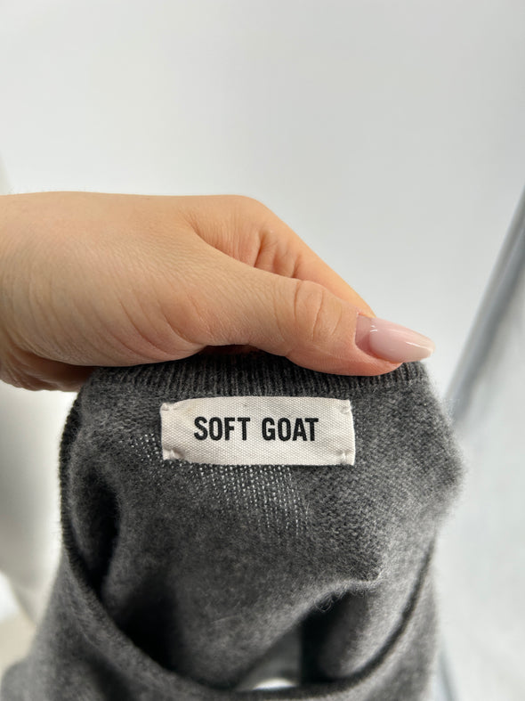 Pull en cachemire gris