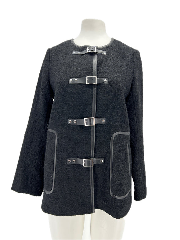 Veste en laine noire