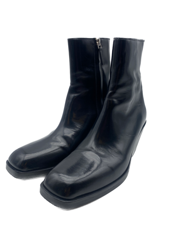 Boots noires façon santiags