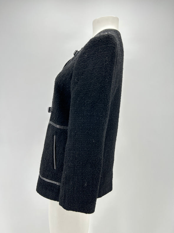 Veste en laine noire