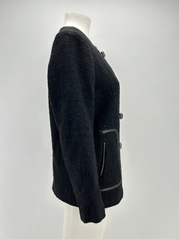 Veste en laine noire
