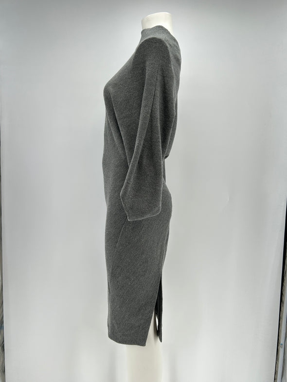 Robe en laine grise