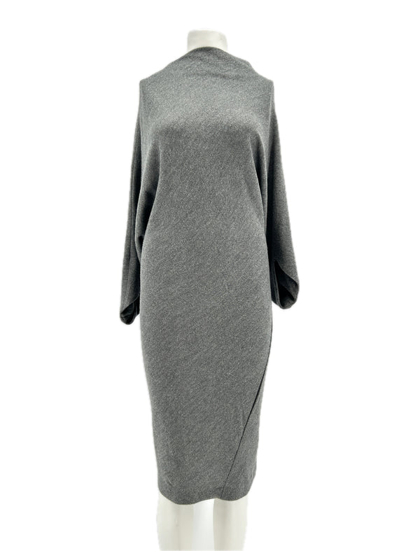 Robe en laine grise