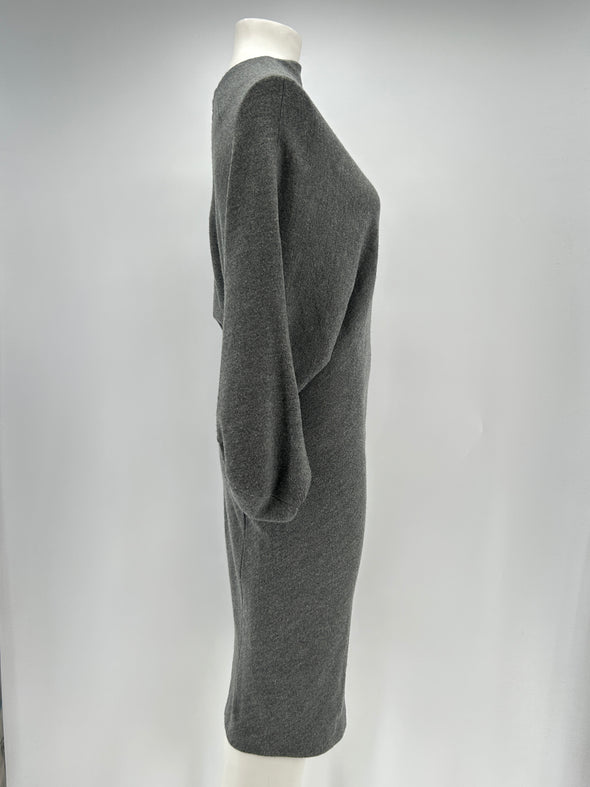 Robe en laine grise