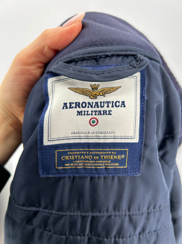 Veste à capuche marine