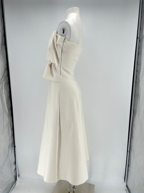 Robe bustier écru