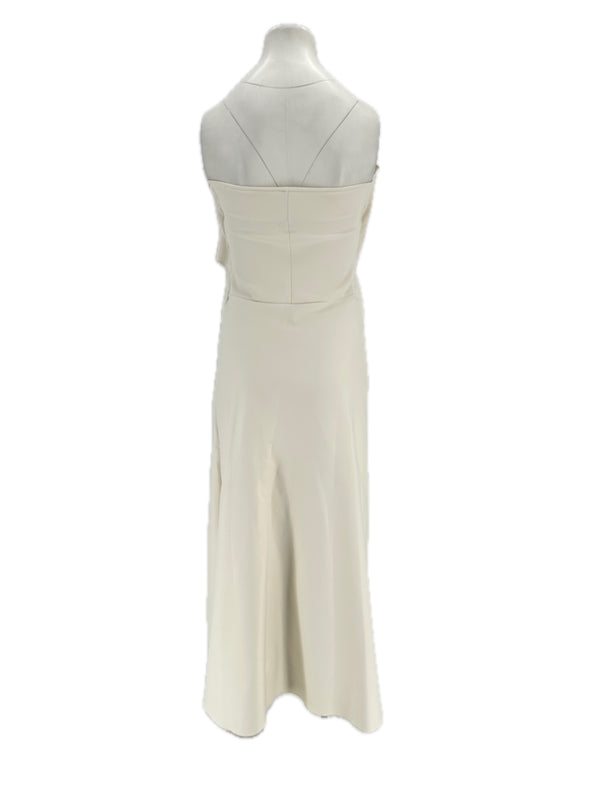 Robe bustier écru