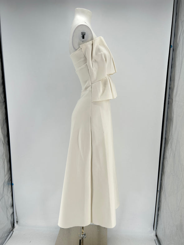 Robe bustier écru