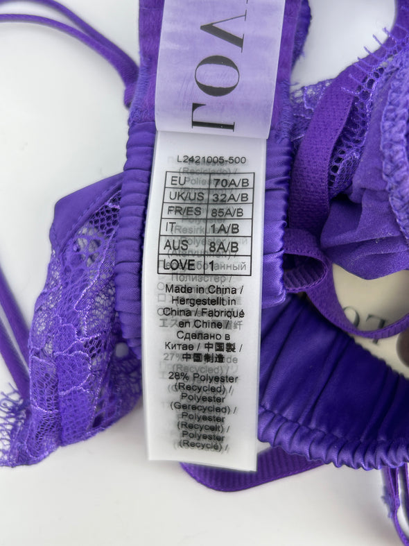 Brassière violette